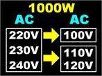 1000W Voltage Converter Transformer 230V 240V110V 120V  