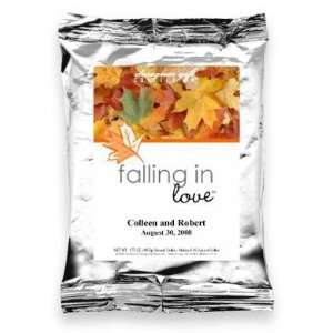 Coffee Wedding Favor   Falling In Love   Leaf Banner  