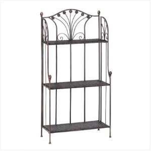   French Market Home Kitchen Bar Bakers Rack Shelf Stand: Home & Kitchen