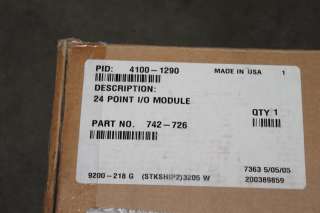 SIMPLEX 4100 1290 24 POINT I/O INPUT/OUTPUT MODULE NIB  