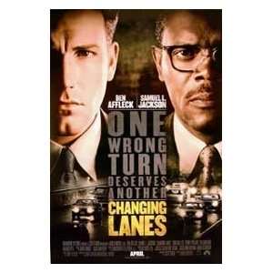  CHANGING LANES ORIGINAL MOVIE POSTER