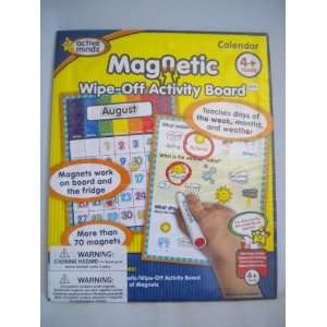  Magnetic Wipe Off Activity Board: Toys & Games