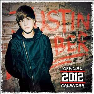  Justin Bieber 2012 Wall Calendar