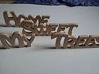 Wooden Words/Letters Free Standing Personalised Names Wedding/Home/G 