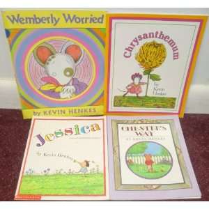  Set of 4 Children Books by KEVIN HENKES 