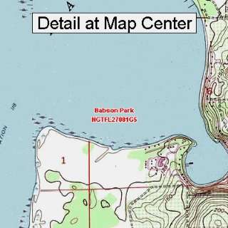  USGS Topographic Quadrangle Map   Babson Park, Florida 