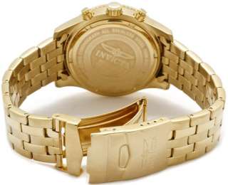 Invicta 1491 Mens Quartz Chrono Tachymeter S/S Bracelet Watch  