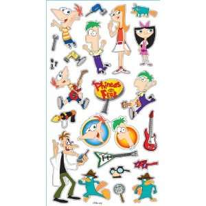  Disney Xd Classic Flat Stickers, Phineas and Ferb Arts 