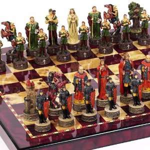 Robin Hood & the Sheriff of Nottingham Chessmen & Chelsea Park Deluxe 
