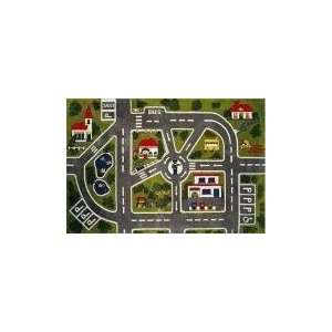  LA Rugs Fun Time Streets 8x11 Furniture & Decor