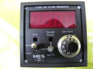 MKS Type 167 Flow Readout 167A Lot of 4 Working  