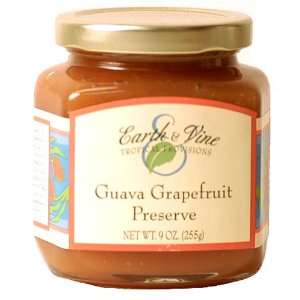 Earth & Vine Provisions Guava Grapefruit Preserve  Grocery 