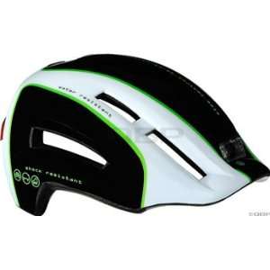  Lazer Urbanize Helmet Black/White/Green 2XS/MD: Sports 