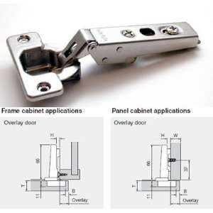  Blum   BL 70M2580   Full Overlay   Free Swing   Press In 