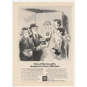   1977 New York Life Insurance Anniversary Gift Print Ad