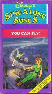   Sing Along Songs   Peter Pan: You Can Fly! VHS 012257662030  