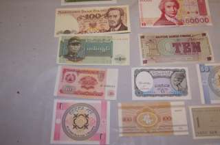 Lot of 30 Various Uncirculated World Banknotes LOOK NR  