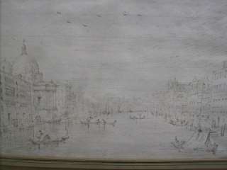 Period 18th Century GUARDI School Pen & Ink Drawing VENICE  