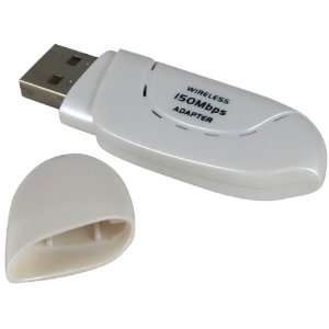  Gwf 3a32 USB Wireless LAN Card 802.11n 150m Pearl White 
