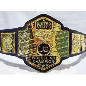 Wrestling Championship Title Belt   Real Leather   WWE, TNA, ROH, WWF