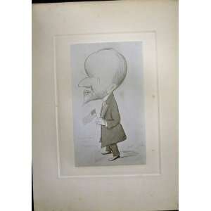  BEERBOHM CARICATURES c1907 HENRY ARTHUR JONES ENGLAND 