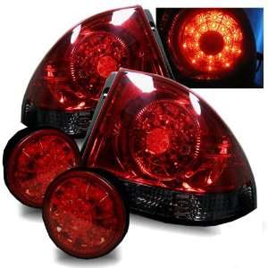  01 03 Lexus IS 300 Red/Smoke LED Tail Lights Automotive