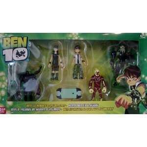  Ben 10 Heroes & Villains Figure Set: Sixsix, Kevin 11, Ben 