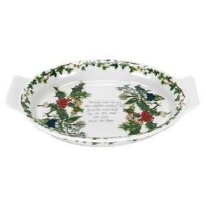 Portmeirion Holly and Ivy Oval Au Gratin Dish Kitchen 