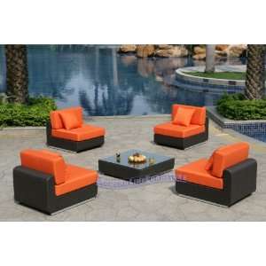  Modern Furniture All Weather Collection Set of Four 