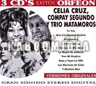 CELIA CRUZ COMPAY SEGUNDO Y TRIO MATAMOROS Exitos 3 CD Sonora 