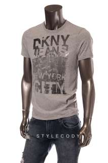 New DKNY JEANS Mens Casual Graphic Printed New York City Tee T Shirt 