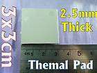 2X Thermal Pad 3X3cm 2.5mm PS3 Chip Heak Sink Paste