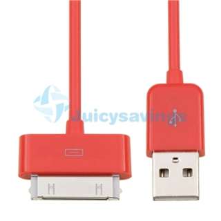 Color USB Data Sync Charger Cable Cord For Apple iPod Nano 6th Gen 