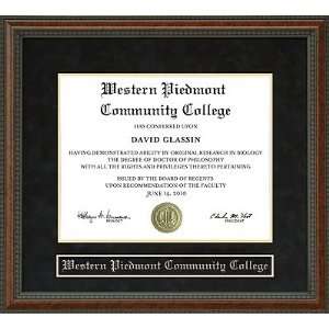  Western Piedmont Community College (WPCC) Diploma Frame 