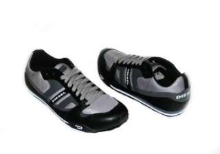 NIB DIESEL Brand Mens Gunner Black P Casual Lace Up Fashion Shoes 