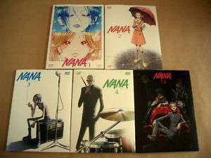 NANA TV ANIME lot of 5 JAPAN DVD w/Sticker Ai Yazawa  