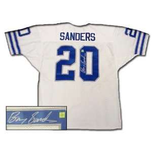 Barry Sanders Autographed Jersey   White