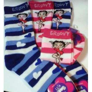  Betty Boop Socks 4 Pair Size 9 11 Baby