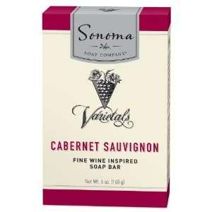   Varietals Fine Wine Inspired Soap Bar, Cabernet Sauvignon, 6 Ounce