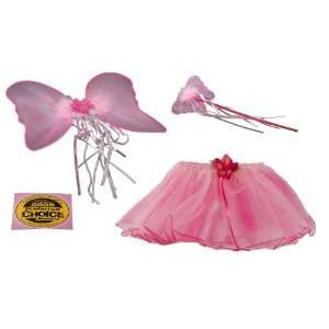   Wand and Fairy Wings by A Wish Come True (Pink) Toys & Games