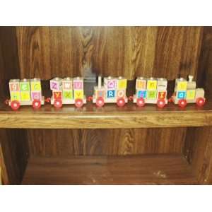  ABC Wooden Train Toys & Games