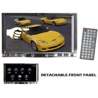 Lanzar SDN7UD 7 Inch Double Din TFT Monitor Touch Screen DVD/MPEG4/MP3 