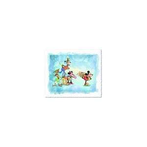  Toby Bluth Winter Wonderland Hand Deckled Gicl?e On Paper 
