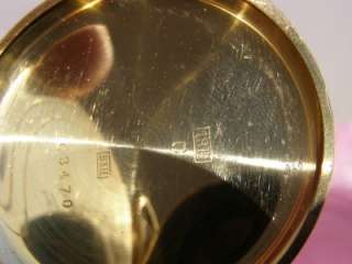 RRR Antique Belgium Royal Court 18k Gold pocket watch by Grottendieck 