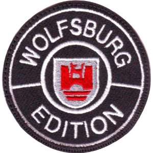  Vw Wolfsburg Edition Black Embroidered Sew on Patch 