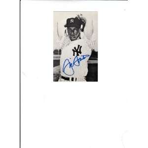  Jim Bouton signed postcard New York Yankees 3.5 x 5 