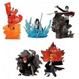  Naruto Shippuden Ninjutsu Series 2 Action Figure Set: Toys 