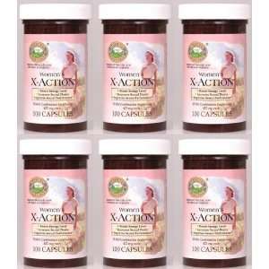  Action (Women) Herbal Combination Supplement 100 Capsules (Pack of 6