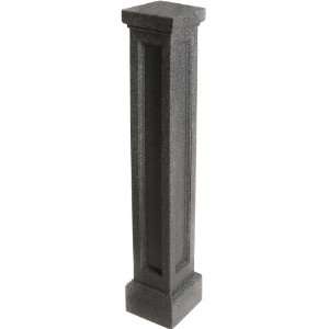  8W x 56H Bradford Mailbox Post, Granite Grey