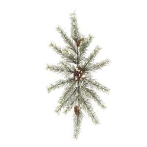  Pack of 3 Tannenbaum Pine With Snow Artificial Christmas 